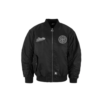 Afbeelding van Starter Patch Bomberjacks, Heren, Maat: Large, Black