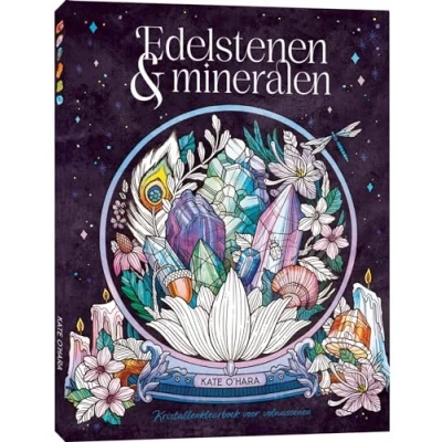 Afbeelding van Edelstenen &amp; mineralen kleurboek