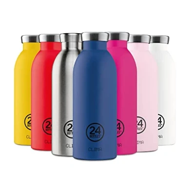 Afbeelding van 24 Bottles Clima Bottle 0,85 L Stone Finish Ice White (24B451)
