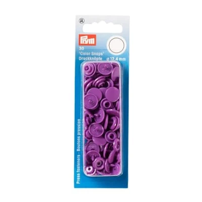 Afbeelding van Prym ColorSnaps rond lila