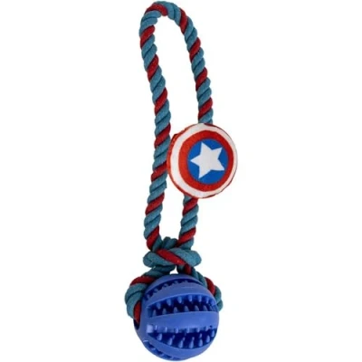 Afbeelding van Hondenspeelgoed The Avengers Blauw 10 x 30 7 cm