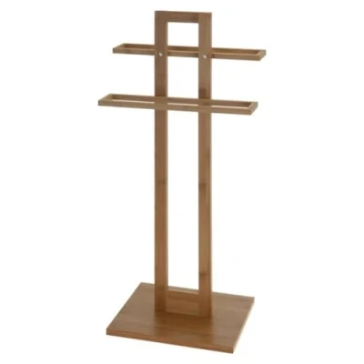 Afbeelding van Handdoekenrek bamboe 38x32,5x70 cm