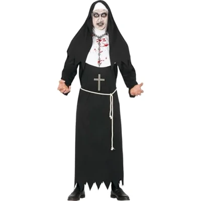 Afbeelding van Fiestas Guirca Monnikenkostuum Horror Heren Polyester Zwart Mt 48/50