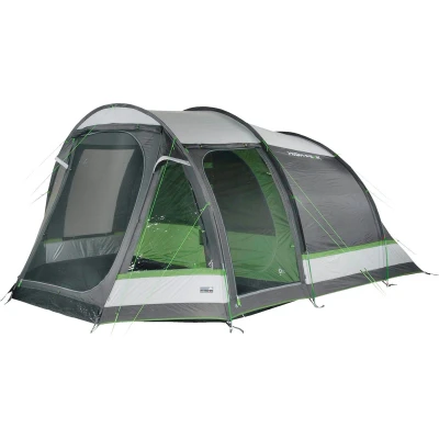 Afbeelding van High Peak Tunneltent Meran 5.0, 5 persoons, met 2,0 m stahoogte, 4.000 mm waterdicht, verduisterde binnentent