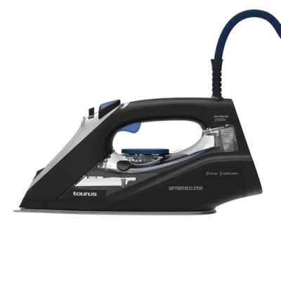 Afbeelding van Taurus Geyser Eco 2700 Droog &amp; stoomstrijkijzer Titanium zoolplaat W Zwart