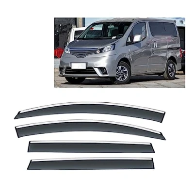 Afbeelding van Enêtre de voiture Deflecteurs,Pour Nissan NV200 2010 2022 pare pluie fenêtre latérale visière
