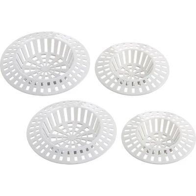 Afbeelding van WENKO gootsteenzeef, wit, 4 stuks, metaal, 6 x cm, wit