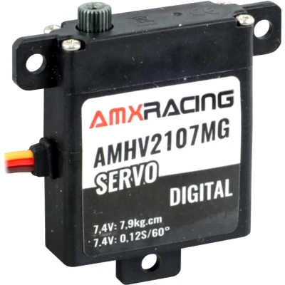 Afbeelding van Amewi Standaard servo AMXRacing AMHV2107MG Midi Analoge Materiaal (aandrijving): Metaal