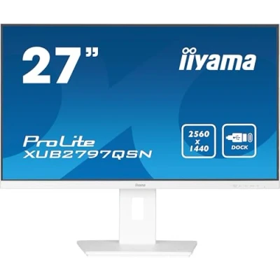 Afbeelding van iiyama G MASTER XUB2797QSN W2 computer monitor 68,6 cm (27&quot;) 2560 x 1440 Pixels 4K Ultra HD LED Wit