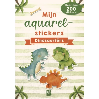 Afbeelding van Mijn aquarelstickers dinosauriërs
