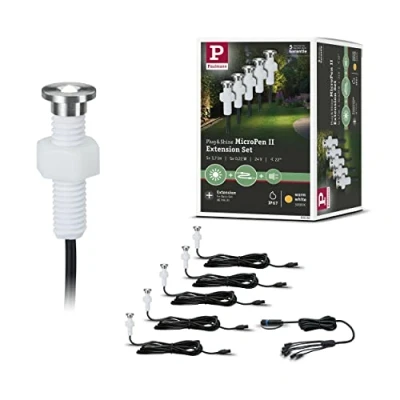 Afbeelding van Paulmann 93694 Verlichtingssysteem Plug&amp;Shine LED buiteninbouwlamp (uitbreiding) Set van 5 stuks