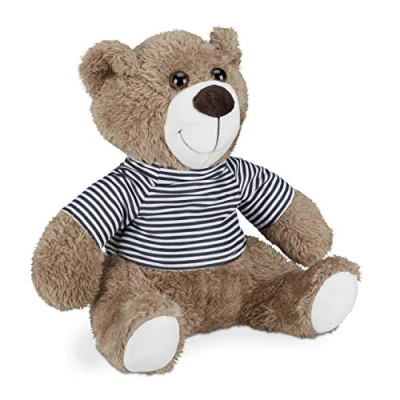 Afbeelding van Relaxdays deurstopper teddybeer deurstop beer deurbuffer deurhouder knuffel stof