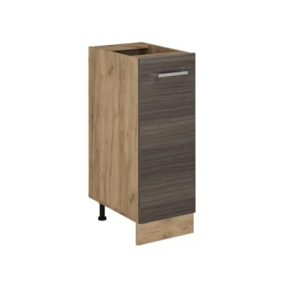 Afbeelding van Vicco Apotheekkast R Line, Edel grijs/Krachtige eik goud, 30 cm zonder werkblad