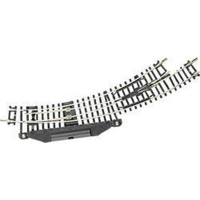 Afbeelding van N Fleischmann rails (zonder ballastbed) 22273 Gebogen wissel, Elektrisch, Links 42 194.6 mm, 228.2 mm 1 stuk(s)