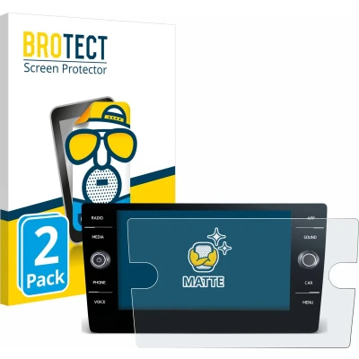 Afbeelding van BROTECT Screenprotector voor Volkswagen Tiguan 2021 Discover Media 8&quot; Folie Beschermfolie matte (2 Stuks)