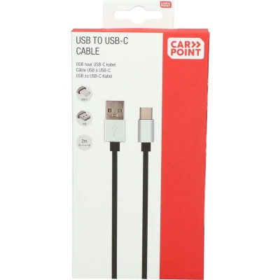 Afbeelding van Carpoint USB naar C kabel Laadkabel 2 meter