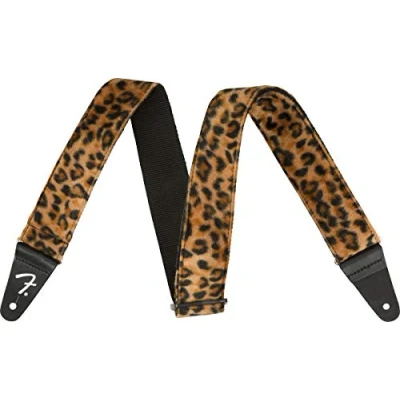 Afbeelding van Fender® Wild AniMAL PRINT STRAPS LEOPARD Gitaarband van polyester, breedte: 5 cm, kleur: luipaard