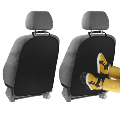 Afbeelding van 2 stuks autostoelbeschermer voor kinderen, waterdicht, vuilafstotend, rugbescherming autostoelen, autostoelen en SUV&#039;s