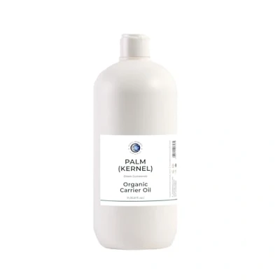 Afbeelding van Mystic Moments Biologische palmolie (kern), 1 liter, zuivere en natuurlijke olie, perfect voor haar, gezicht, nagels, aromatherapie, massage verdunning van veganistische zonder genetische