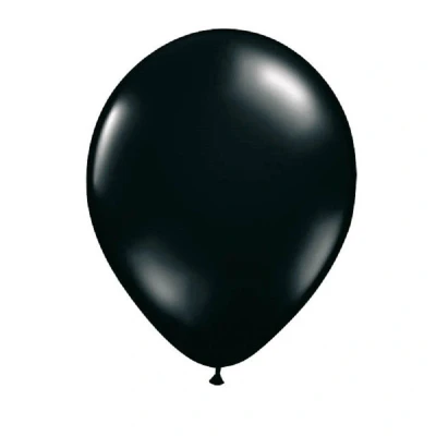 Afbeelding van Zwarte ballonnen 30cm 25 stuks