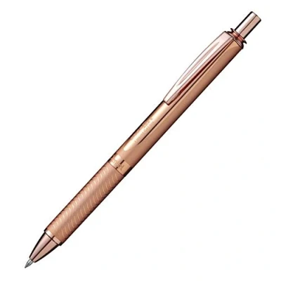 Afbeelding van Pentel EnerGel BL407PG A Liquid Gel rollerball met roségouden behuizing, lijndikte 0,35 mm, kogeldiameter 0,7 schrijfkleur: zwart