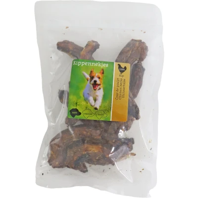 Afbeelding van Natuurlijke Snack kippennekken 200g in zak Gebr de boon