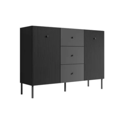 Afbeelding van Meubella Dressoir Vermont Antraciet 135 cm