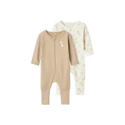 Afbeelding van Name it 2P ZIP FF Jet Giraffe NOOS Pyjama voor kinderen, Maat: 74, stream
