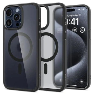 Afbeelding van Spigen Ultra Hybrid MagFit case voor iPhone 15 Pro Zwart