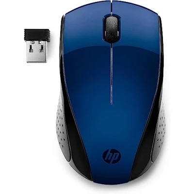 Afbeelding van HP 220 Muis Radiografisch Optisch Blauw 3 Toetsen 1300 dpi Geïntegreerd scrollwiel