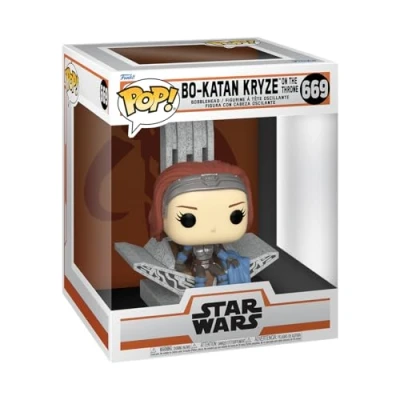 Image de Figurine Funko Pop Star Wars The Mandalorian S9 Bo Katan with Throne