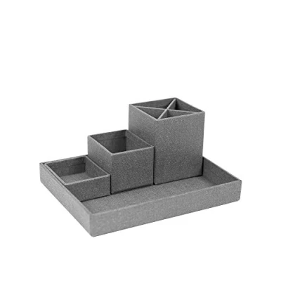Afbeelding van Bigso Box of Sweden Organizer bureau 4 delig Sorteervakken, Klaar voor gebruik
