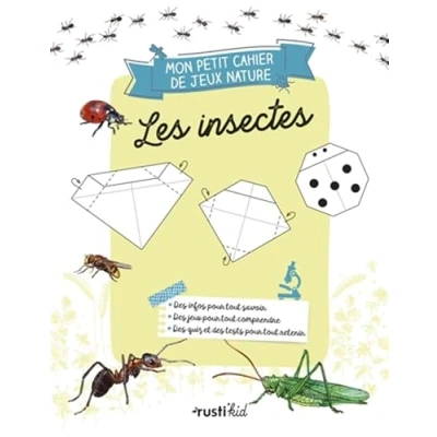 Afbeelding van LES INSECTES MON PETIT CAHIER NATURE JEUX
