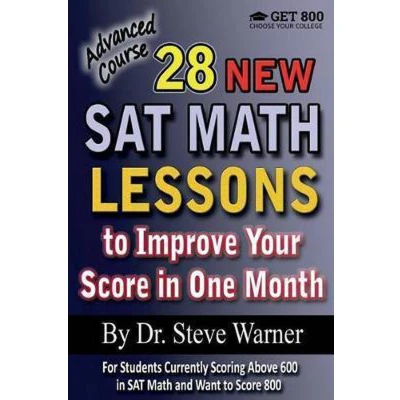 Afbeelding van 28 New SAT Math Lessons to Improve Your Score in One Month Advanced Course