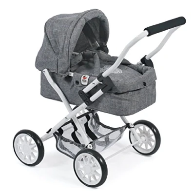 Afbeelding van Bayer Chic 2000 Kleine Poppenwagen Smarty Grey Jeans