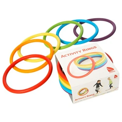 Afbeelding van gonge activiteitringen 6 stuks kleuren.