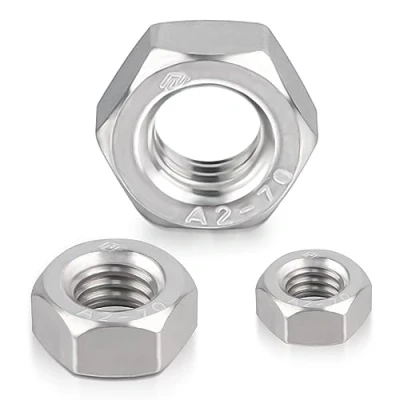 Afbeelding van 100 stuks M8 (M4) zeskantmoeren