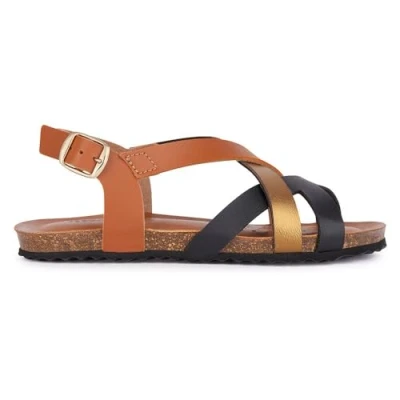 Afbeelding van GEOX J SANDAL CHILENE GIR Bruin 30 EU