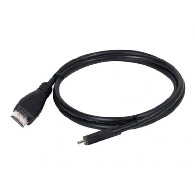 Afbeelding van club3D HDMI Aansluitkabel micro D stekker, A stekker 1.00 m Zwart CAC 1351 High Speed met ethernet