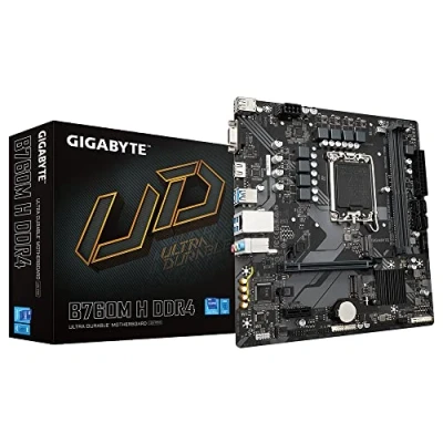 Afbeelding van Gigabyte B760M H DDR4 Moederbord Socket Intel 1700 Vormfactor Micro ATX chipset Intel® B760