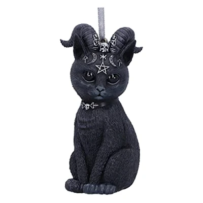 Afbeelding van Nemesis Now Kerstbal Pawzuph Hanging Ornament Zwart