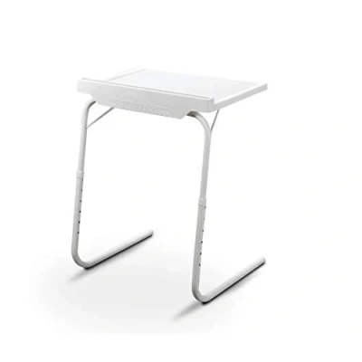 Afbeelding van Mediashop Express tafel, bijzettafel, salontafel, serveertafel, belastbaar tot 25 kg, 18 instelmogelijkheden, houder voor tablet en smartphone