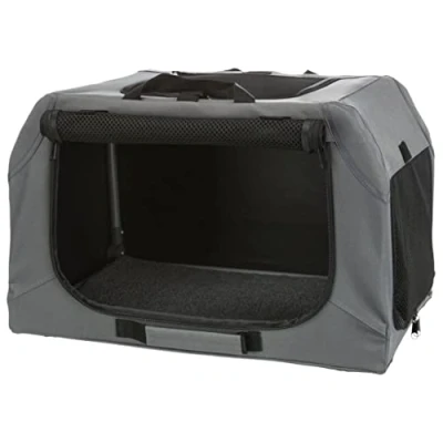 Afbeelding van Trixie Soft Kennel Easy Reisbench Grijs 50X36X33 CM (399760)