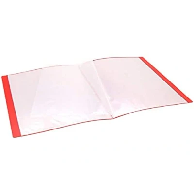 Image de Protège Documents A4 60 Vues 30 Pochettes Couverture Polypro Rouge