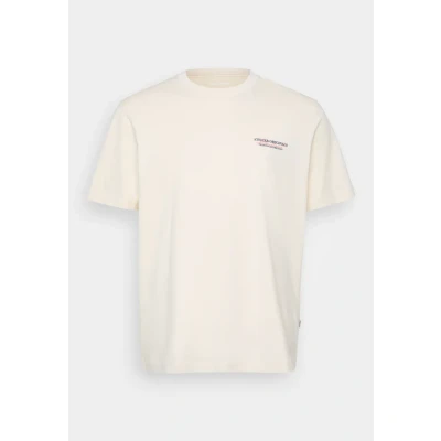 Afbeelding van Jack &amp; Jones Jorislington TYPE TEE CREW NECK Tshirt print, Heren, Maat: 3XL, Antique white