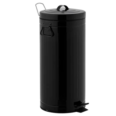 Image de Poubelle à pédale 30l noir Kitchen Move 927250e black as