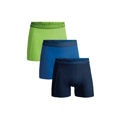 Afbeelding van Muchachomalo Heren Boxershorts 3 Pack Maat XL 95% Katoen Mannen Onderbroeken