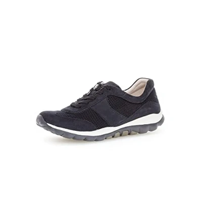 Afbeelding van Gabor Comfort Rolling SOFT Sneakers laag, Dames, Maat: 38, Nightblue Nubukleer/ textiel