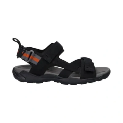 Afbeelding van Geox Outdoorsandalen, Heren, Maat: 42, Schwarz Leer