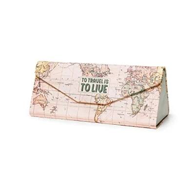 Afbeelding van Legami Opvouwbare brillenkoker, praktisch en praktisch, magneetsluiting, Travel, M, casual, Reizen, informeel